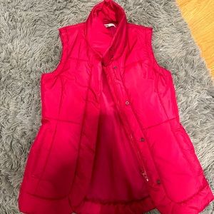 Hot pink vest